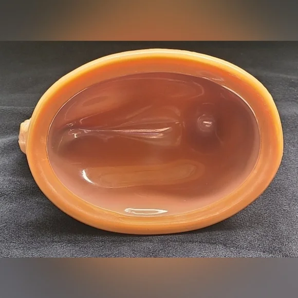 Hen On Nest Slag Glass Glow - Picture 9 of 12